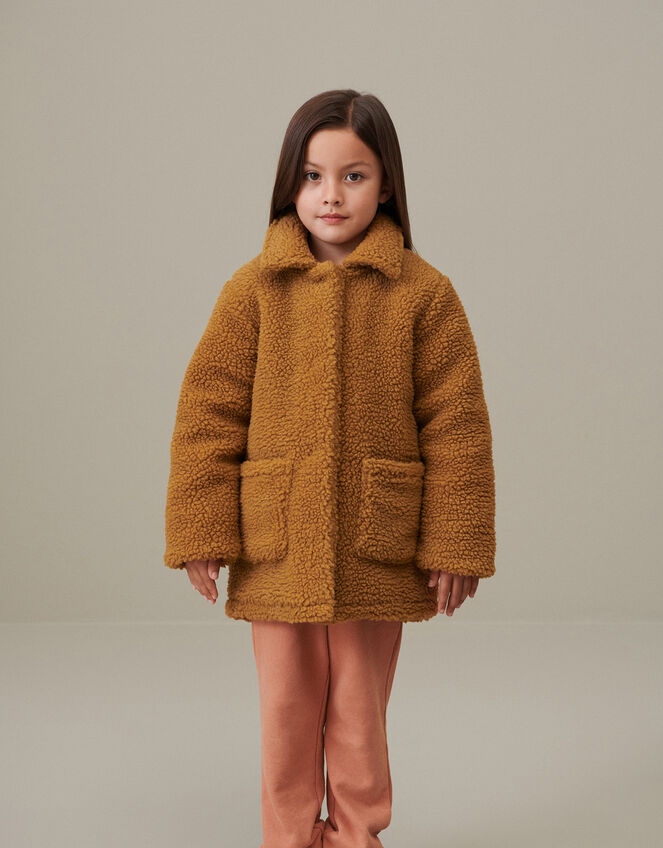 Liewood Arna Pile Jacket, Camel (CARAMEL), large
