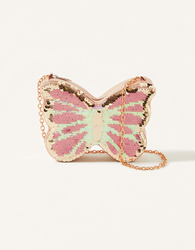 Sequin Butterfly Mini Bag, , large