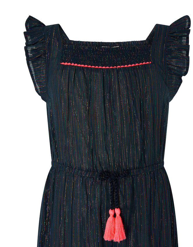 Sparkle Stripe Jumpsuit, Blue (BLUE), large