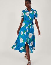Milana Embellished Shirt Dress, Blue (BLUE), large