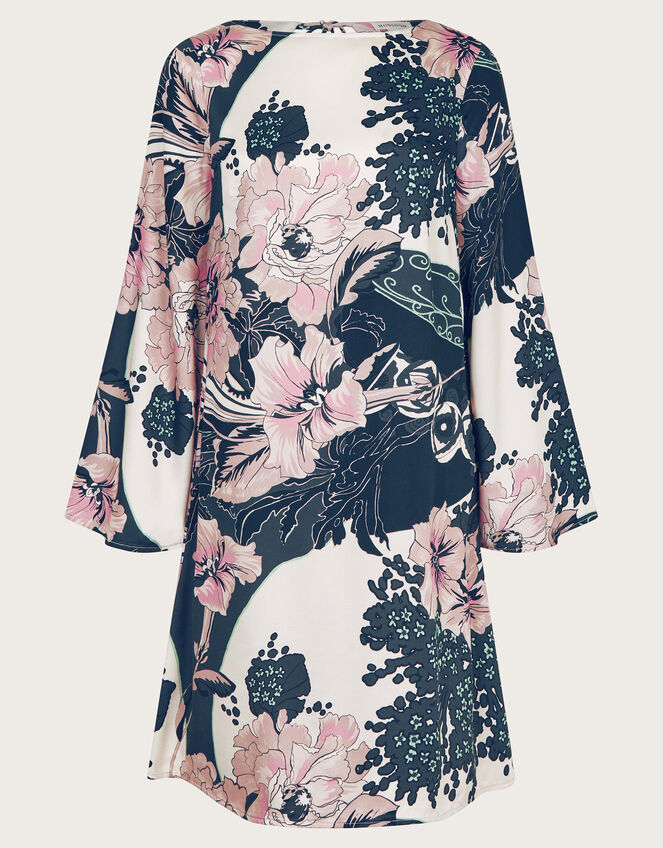 Kathryn Tunic Floral Dress, Pink (BLUSH), large