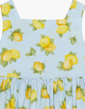 Trotters Adelina Lemon Pocket Dress, Blue (BLUE), large