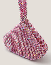 Rhinestone Bangle Bag, , large