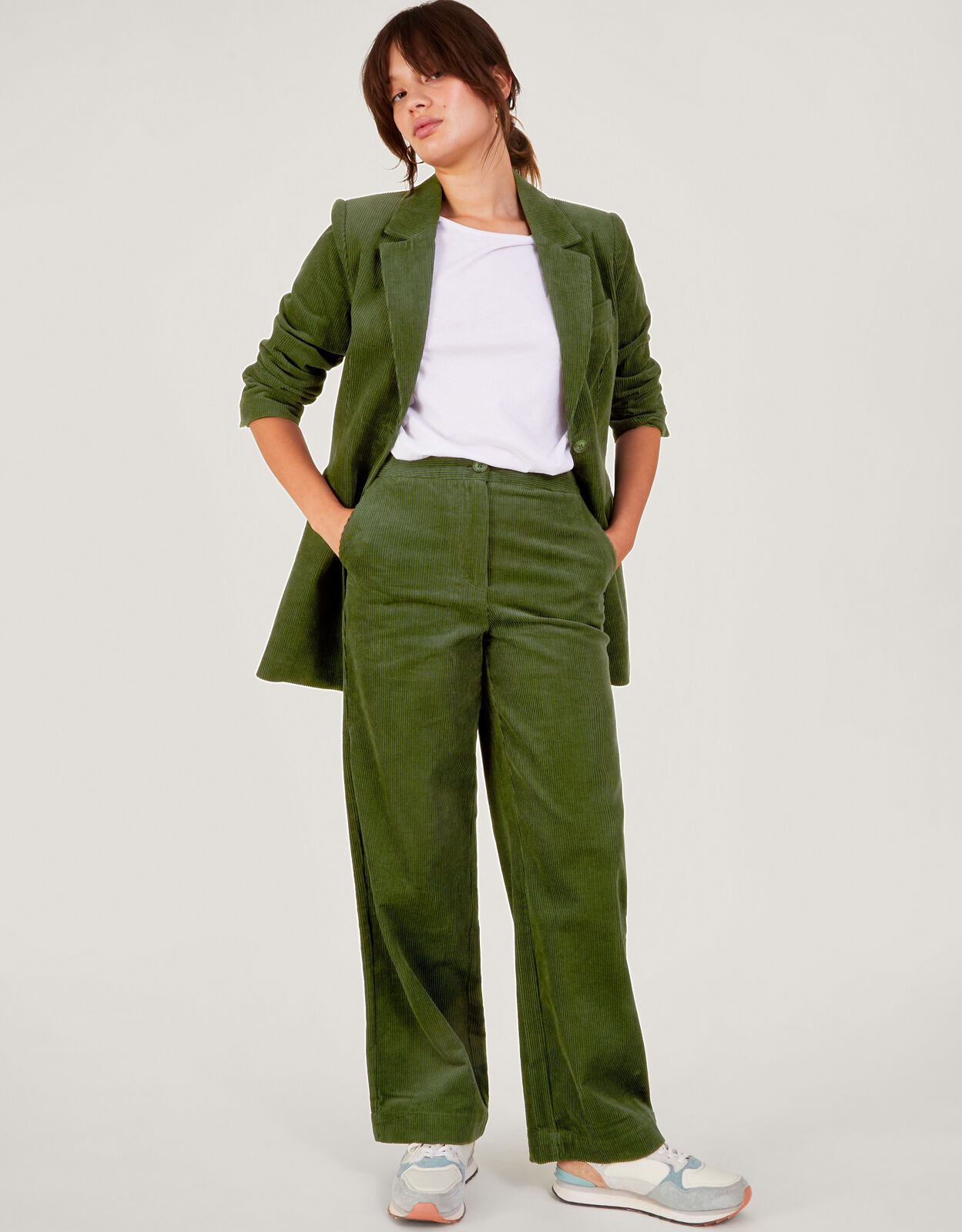 Ladies corduroy trouser suit outlet