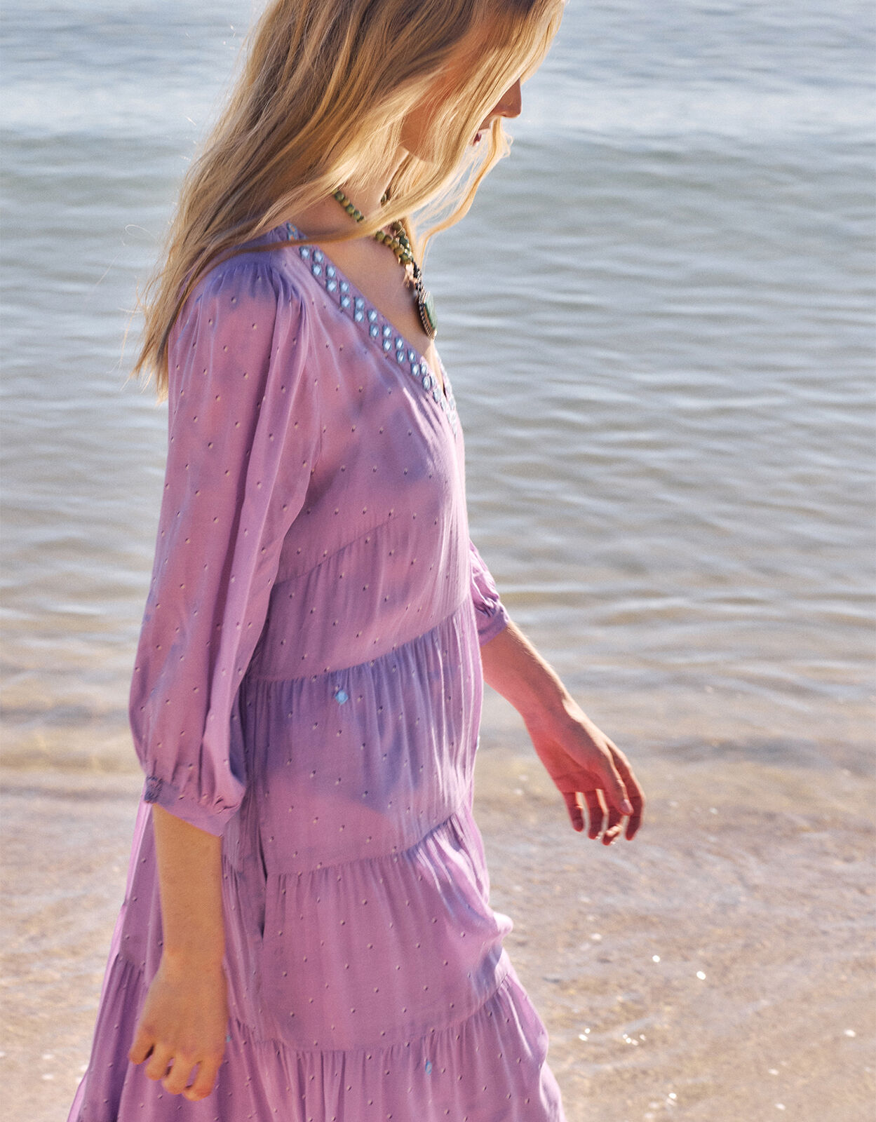 Lilac beach dress shop