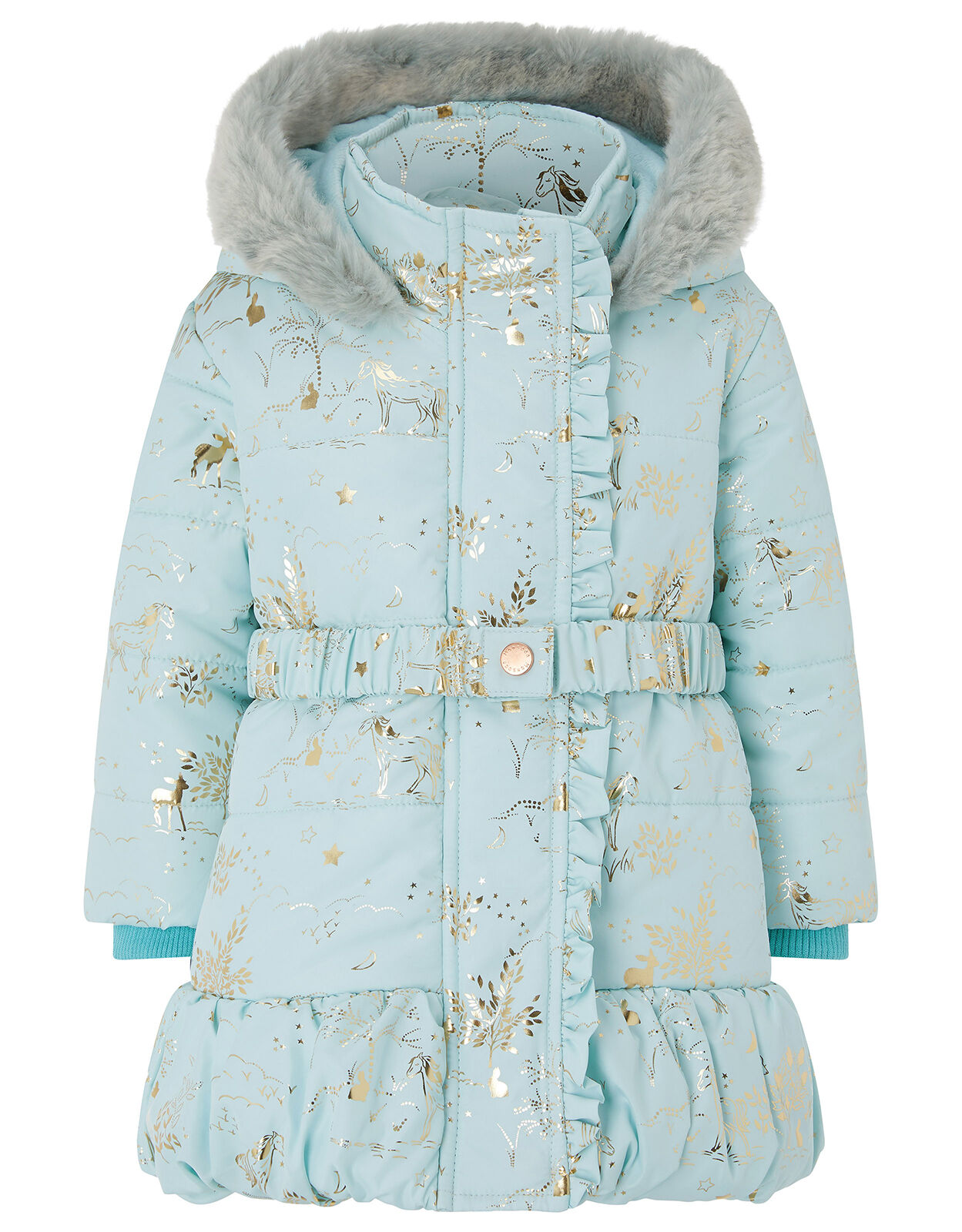 blue baby coat