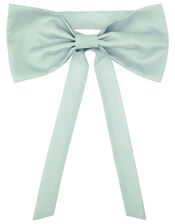 BRIDESMAID Duchess Twill Bow and Sash , Green (GREEN), large