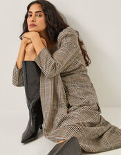 Carmen Check Print Jacket, Natural (NATURAL), large