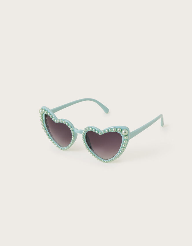 Bridal Heart Sunglasses, Green (GREEN), large