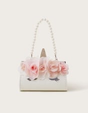 Mini Unicorn Pearl Strap Bag, , large