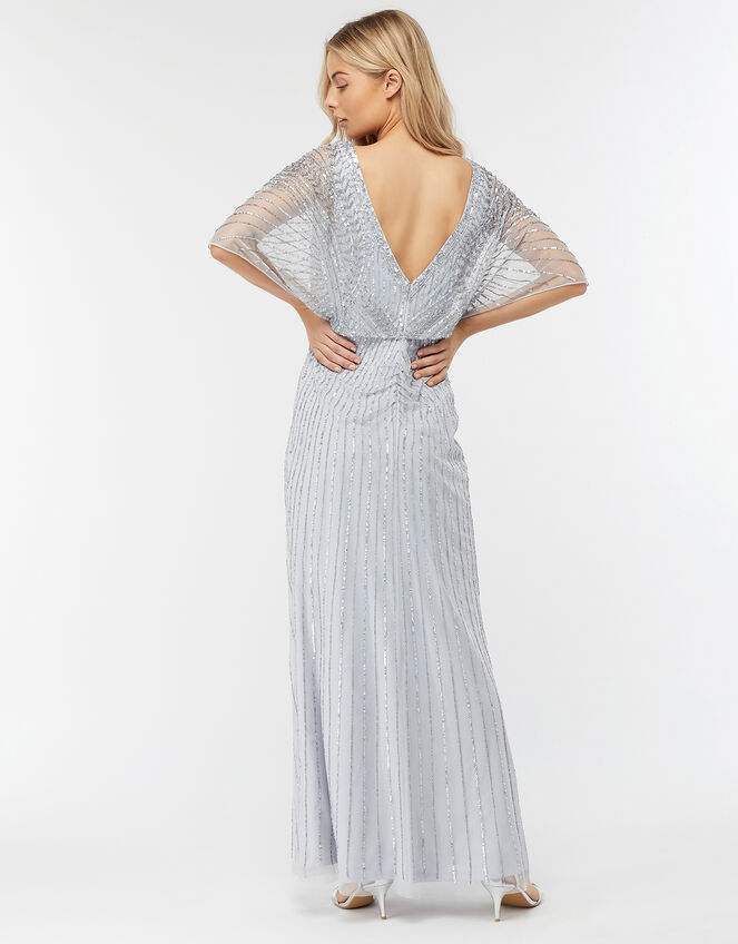 Tatiana Embellished Maxi Bridesmaid Dress, Blue (BLUE), large