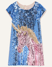 Iris Unicorn Sequin Dress, Multi (MULTI), large