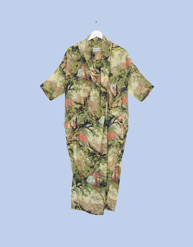 One Hundred Stars Country Toile Print Rachel Dress, Multi (MULTI), large