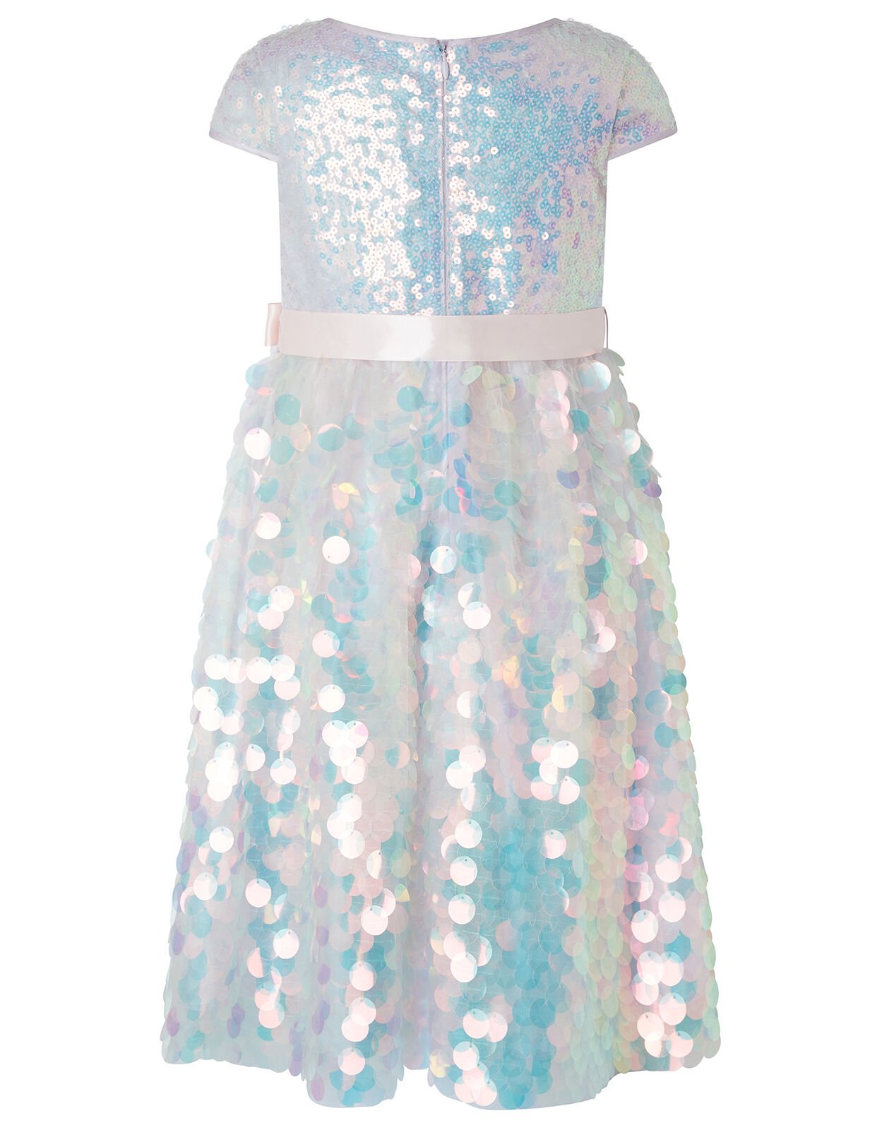 monsoon blue sequin dress
