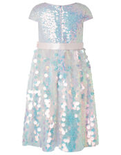 Mermaid Pearl Sequin Dress, Pink (PINK), large