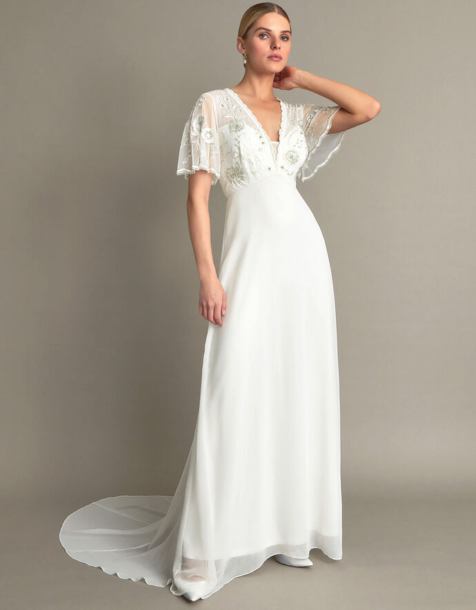 Liz Embroidered Bridal Dress Ivory | Wedding Dresses | Monsoon UK.