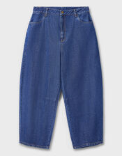 East Ozla Denim Barrel Trousers, Blue (DENIM), large