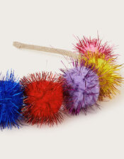 Festive Tinsel Headband, , large