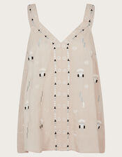 Fia Embroidered Cami, Ivory (IVORY), large