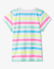 Hatley Stripe Star T-Shirt, White (WHITE), large