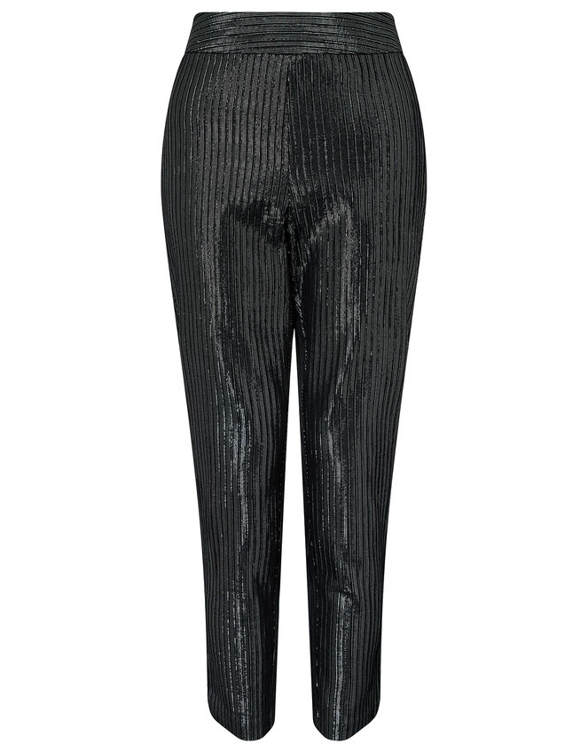 Mizzy Metallic Slim Fit Trousers, Silver (SILVER), large