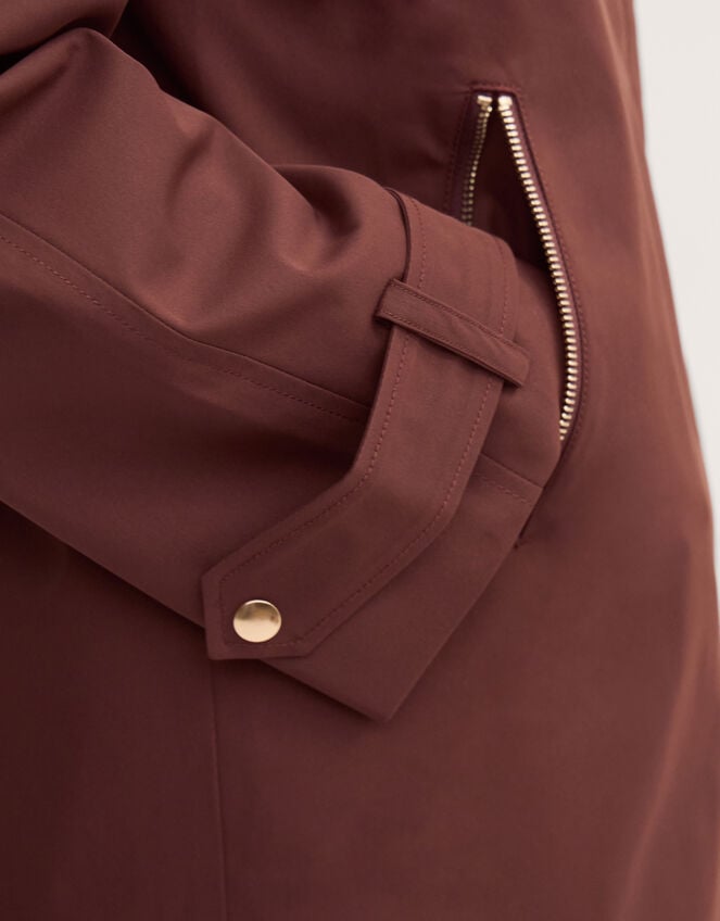 Simone Waterproof Rain Jacket, Brown (CHOCOLATE), large