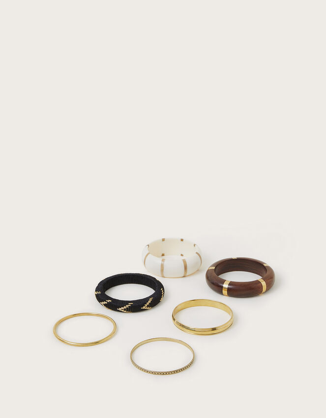 6-Pack Bohemian Bangles, , large