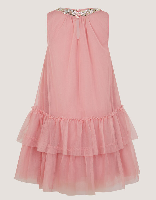 Alex Sequin Swing Party Dress, Pink (DUSKY PINK), large