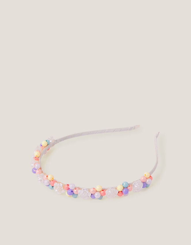 Flower Bead Headband, , large