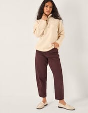 Em Floral Embroidered Knit Jumper, Ivory (IVORY), large