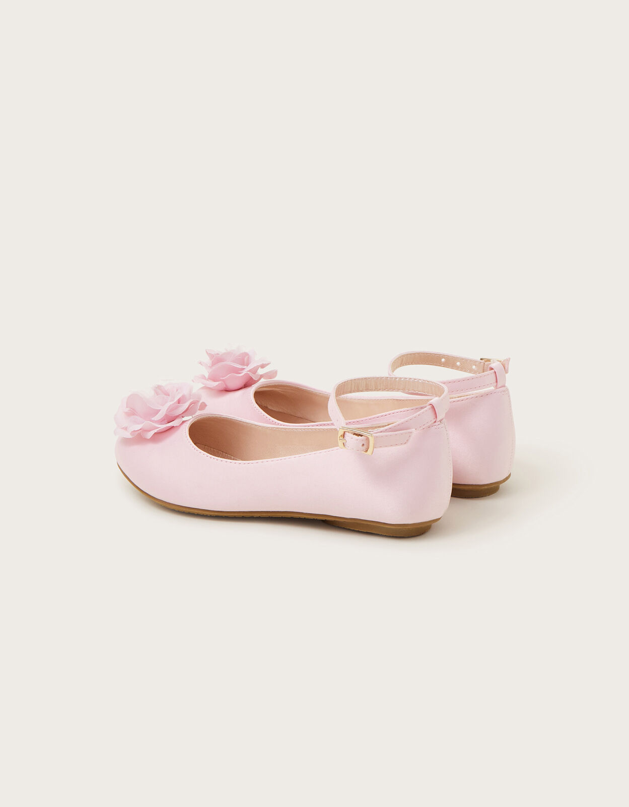 Rose pink flat discount shoes