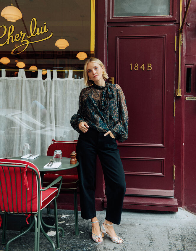 Marissa Balloon Jeans, Black (BLACK), large