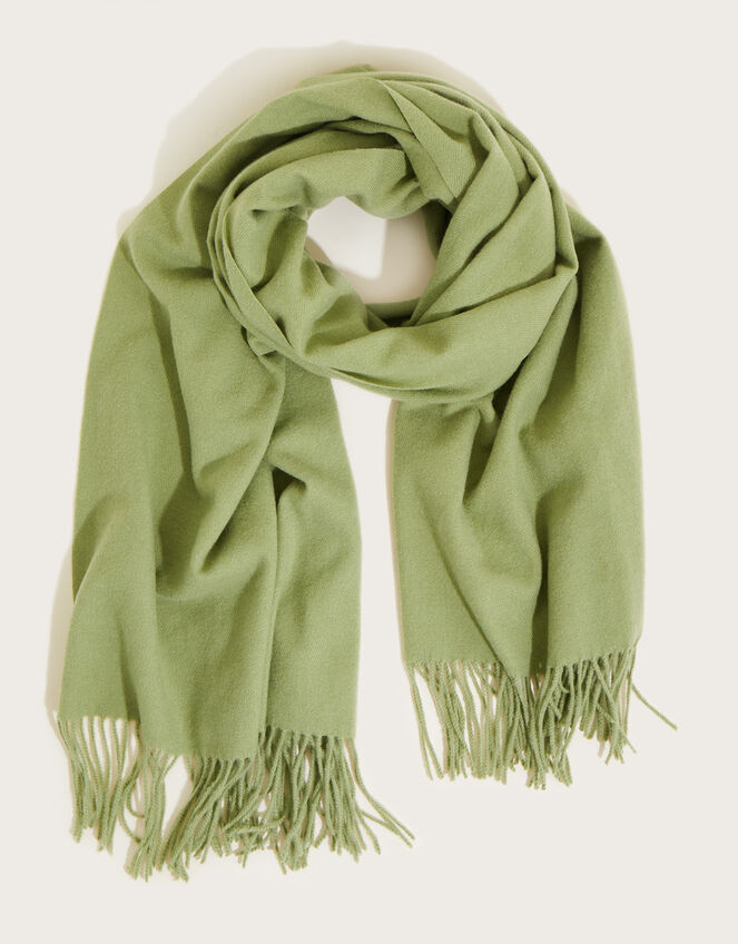 Tassel Scarf Green