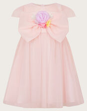 Baby Blossom Bow Bodice Dress, Pink (PINK), large