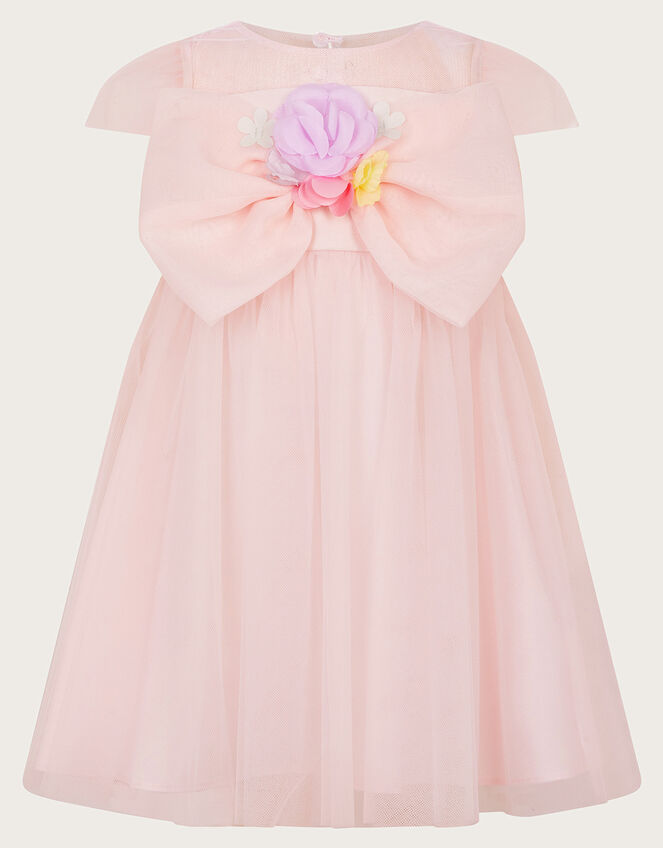 Baby Blossom Bow Bodice Dress, Pink (PINK), large
