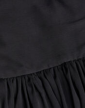 Texas One-Shoulder Prom Dress, Black (BLACK), large