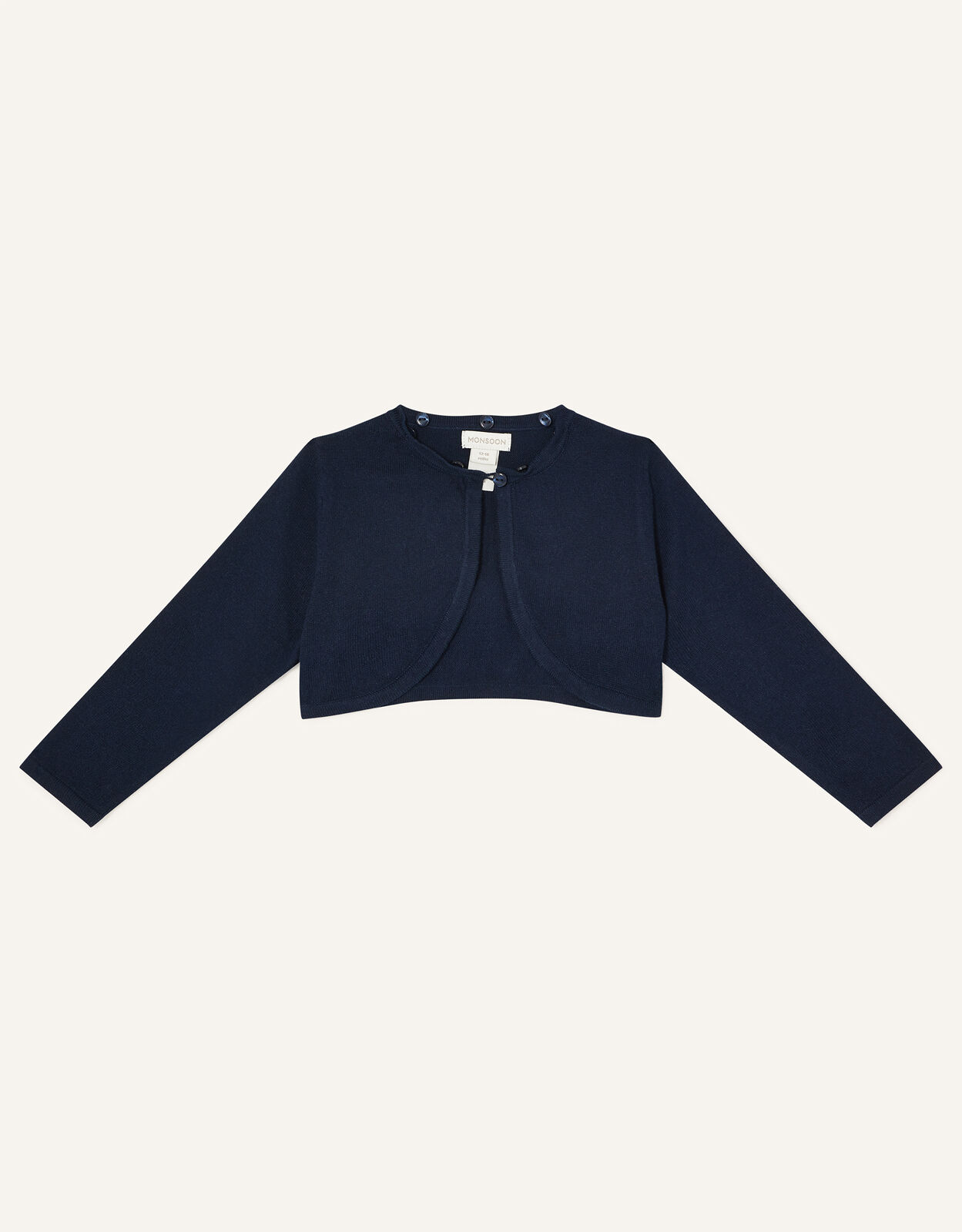 Baby Super Soft Faux Fur Collar Cardigan Blue