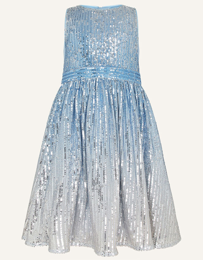 Sequin Ombre Sleeveless Dress, Multi (MULTI), large