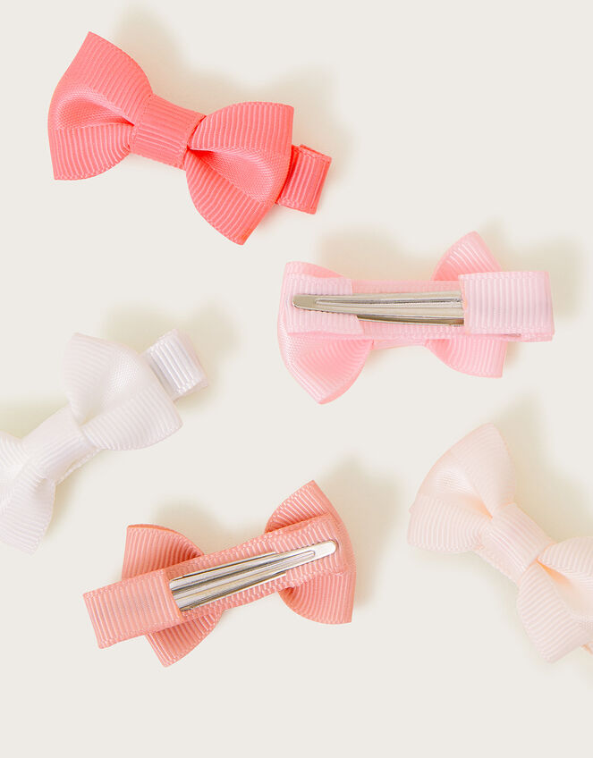Ballet Bow Hair Clips 5 Pack, , large
