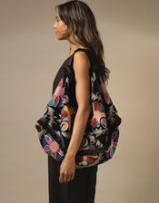 One Hundred Stars Embroidered Tote Bag, , large