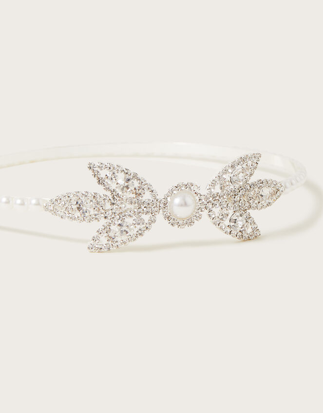Beau Sparkle Pearl Bridesmaid Headband, , large