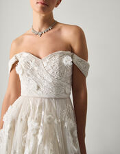 Statement Diamanté Necklace, , large