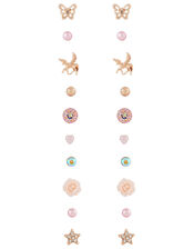 Unicorn and Mixed Motif Stud Earring Multipack, , large