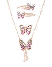 Jewelled Butterfly Accessory Set, , large
