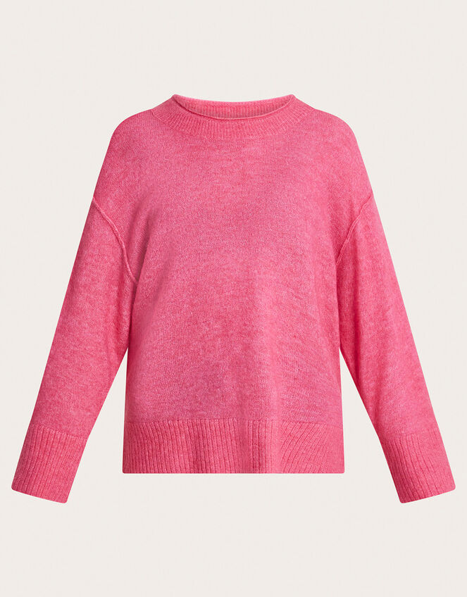Mimi Mohair Jumper Pink Knitwear Monsoon UK.