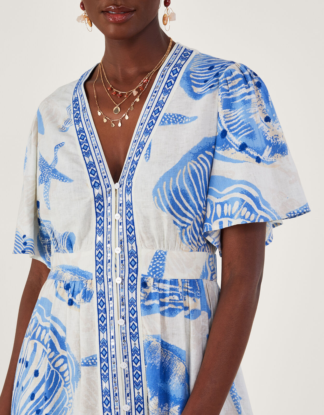 Monsoon shop kaftan dress