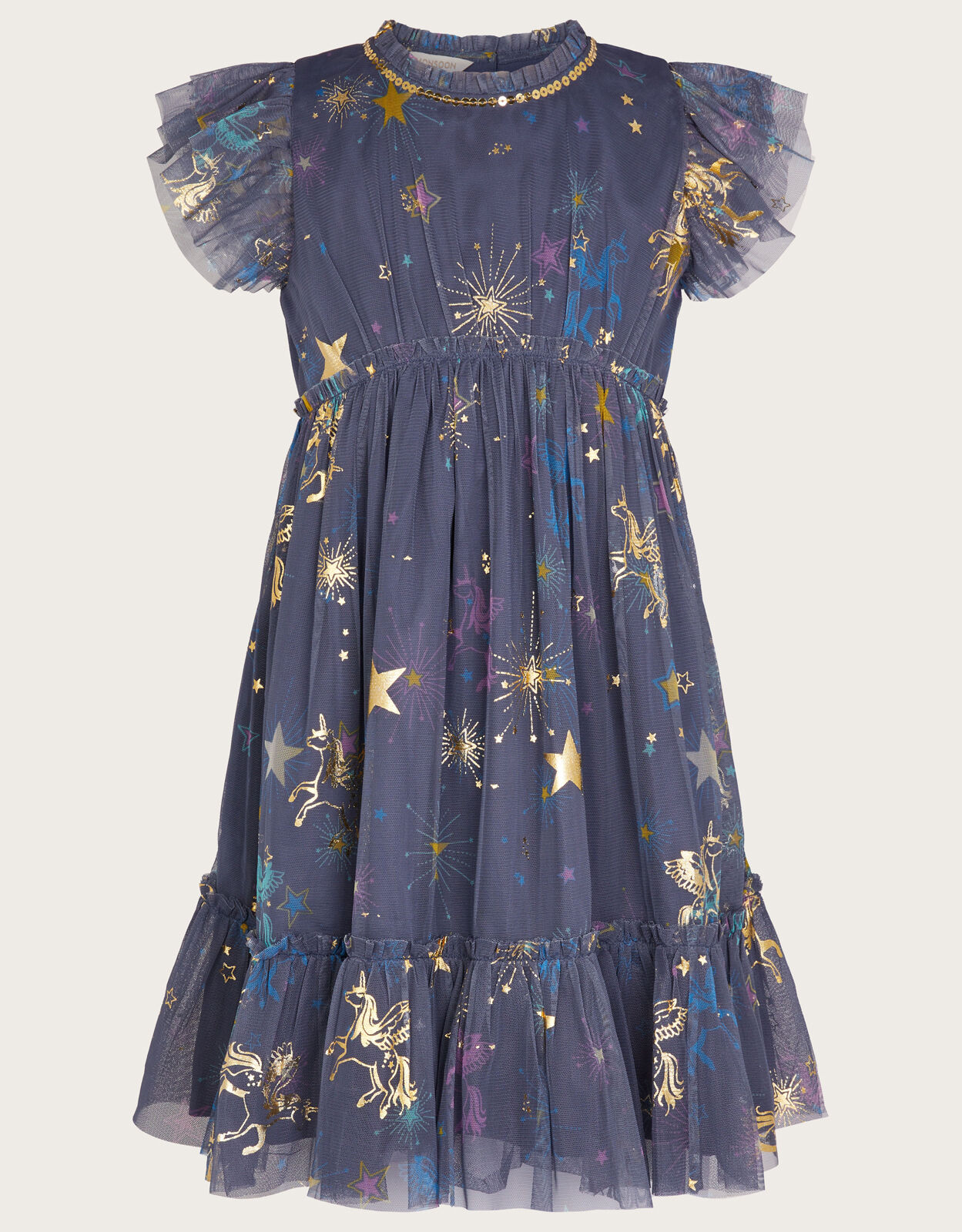 Celestial Unicorn Dress Blue