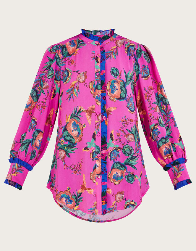 Jordann Print Blouse, Pink (PINK), large