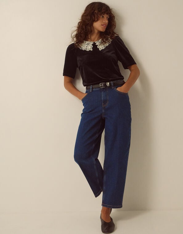 Soph Straight Leg Jeans, Blue (MID AUTHENTIC BLUE), large