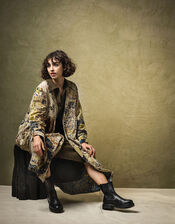 One Hundred Stars Dhurrie Velvet Duster , , large